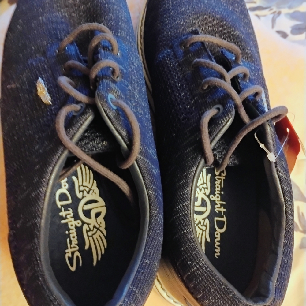 Straight Down Men's Navy Sneakers